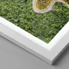 Gerahmtes Poster - Weißer Rahmen - Luftaufnahmen Weg Wald - Produktbild-Vorschau 2