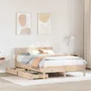 vidaXL Massivholzbett ohne Matratze 140x190 cm Kiefernholz Produktbild-Vorschau 2