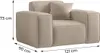 Sessel Designersessel CELES PREMIUM in Stoff Artico Produktbild-Vorschau 3