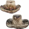 Schlangenleder-Optik Cowboyhut Produktbild-Vorschau 2