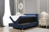 Boxspringbett Schlafzimmerbett ESME 120x220cm in Stoff Produktbild-Vorschau 2