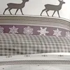 Bierbaum Biber Bettwäsche 135x200 Hirsch Karo Sterne beere Produktbild-Vorschau 12