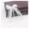 20x Autoschleifen Hochzeit mit Herz Spitze Autoschmuck Produktbild-Vorschau 4
