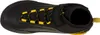 Schwarz-gelbe Zustiegsschuhe "TX Canyon" von La Sportiva; Ansicht von oben; mit Schnürung und atmungsaktivem Material. Voir les images du produit