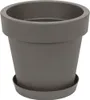 Doniczka Lofly okrągła 20 cm szara Náhled obrázku produktu 2