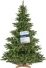 FairyTrees Sapin de Noël Artificiel 220cm NORDMANN | Arbre Voir les images du produit 1