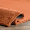 Jedwabisty Wysoki Dywan Rabbit Ceglasty Podgląd zdjęcia produktu 5