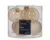 Weihnachtskugeln Glas 6cm x 6 Stück - Perle transparent Produktbild-Vorschau 1