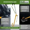Lenkradkralle Pedalschloss universal Diebstahlsicherung Produktbild-Vorschau 4