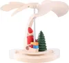 1-stöckige Pyramide Weihnachtsmann mit Schlitten (18cm) von Produktbild-Vorschau 5