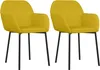 Two yellow chairs with black legs are shown against a white background. Náhled obrázku produktu
