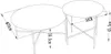 Set aus 2 Garten-Couchtischen aus Metall - Khaki - NIKAO Produktbild-Vorschau 3