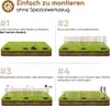 Staketenzaun mit Rinde · 35 x 300 cm Lattenabstand 3-5 cm · Produktbild-Vorschau 6