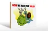 Holzschild Spruch 30x20cm Now we have the salad Schnecken Produktbild-Vorschau 1