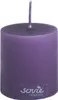 Sovie CANDLES Stumpenkerze in Aubergine Ø 50 mm x H 60 mm, Produktbild-Vorschau 1