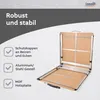 Höhenverstellbarer Klapptisch, schwarz, Campingtisch 120 x Produktbild-Vorschau 6