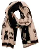BRUBAKER Cashmirillo Damen Schal mit Katzen Muster - 70 x Produktbild-Vorschau 4