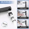 Homelody Wasserhahn Bad Schwarz,Waschtischarmatur Produktbild-Vorschau 4