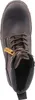 A top-down view of a brown boot. Voir les images du produit