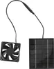 Solární panel ventilátoru výfukový vzduch ventilace rozptyl Náhled obrázku produktu 2