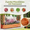 Jardinière COSTWAY avec treillis, toit suspendu et support Voir les images du produit 7