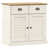 vidaXL Sideboard avec tiroirs VIGO 78x40x75 cm pin massif Voir les images du produit 2