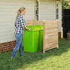 COSTWAY Recinzione da giardino a 3 elementi, recinzione a Anteprima dell’immagine prodotto 2