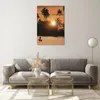 Bilder auf glas - Einteilig - Palme Fluss Sommer - 70x100cm Produktbild-Vorschau 7