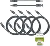 Solarkabel Doppelpack 4x PV-Kabel 4mm² H1Z2Z2-K Schwarz & Produktbild-Vorschau 1