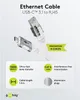 Goobay 74165, 1 m, Cat6, F/UTP (FTP), USB typu C, RJ-45, Náhled obrázku produktu 2