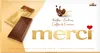 A box of Merci coffee and cream flavored chocolate bars. Produktbild-Vorschau
