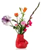 Vase en céramique, forme de gant de boxe, 19 cm, rouge, Voir les images du produit 2