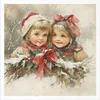 Set de papier de riz - Vintage Enfants, Noël - RSM184 - Itd Voir les images du produit 9