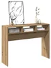 vidaXL Stolik konsola Artisan dąb 105x30x80 cm materiał Podgląd zdjęcia produktu 3