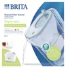 A Brita water filter pitcher with water pouring into it, along with other product details and branding. Náhled obrázku produktu