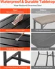 SucceBuy Bartisch, 1600 x 375 x 980 mm, rechteckiger Produktbild-Vorschau 4