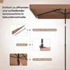 Slunečník COSTWAY na balkon 210 x 130 cm, obdélníkový Náhled obrázku produktu 6