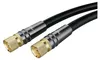 Anténní kabel Koaxiální kabel 50 m černý 4K UHD 2x F Náhled obrázku produktu 1