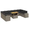 11-tlg. Gartenmöbel-Set, modulare Sofagarnitur mit Produktbild-Vorschau 1