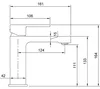 Villeroy & Boch batéria Architectura 115 x 42 x 161 mm s Náhľad obrázku produktu 5