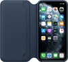 Étui-livre en cuir Apple pour iPhone 11 Pro Max - Bleu Voir les images du produit 3
