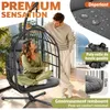 Fauteuil suspendu ELONEO avec support, fauteuil à bascule Voir les images du produit 3