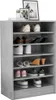 vidaXL Mobiletto per scarpe grigio cemento 60x35x92 cm Anteprima dell’immagine prodotto 11