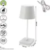 Cepewa Tischleuchte mit Touchfunktion | Nachttischlampe Produktbild-Vorschau 3