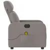 Massagesessel Elektrisch Taupe Stoff Produktbild-Vorschau 9