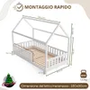 Crazy Pine Letto a Casetta 90x190 cm – Letto Montessori Anteprima dell’immagine prodotto 3