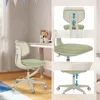 A child's desk chair with multiple close-up views highlighting its features. Produktbild-Vorschau