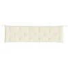 Gartenbank-Auflage Cremeweiß 180x(50+50)x7 cm Oxford-Gewebe Produktbild-Vorschau 6