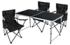 4-tlg Campingmöbel Set Tisch mit Tragegriff + 3 Campingstuhl + Tasche Outdoor Produktbild-Vorschau
