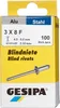 Gesipa Rivets aveugles alu/acier tête ronde plate Mini-Pack Voir les images du produit 1